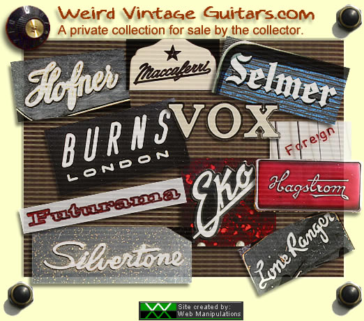 Enter Weird Vintage Guitars.com